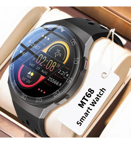 Reloj Inteligente Redondo Smartwatch Para Hombres Y Mujeres