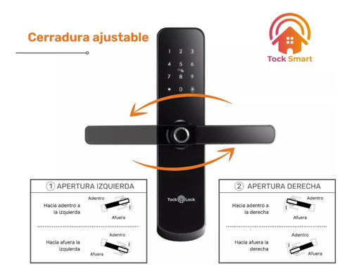Cerradura Electrónica Con Huella Biometrica Wifi Smart Lock