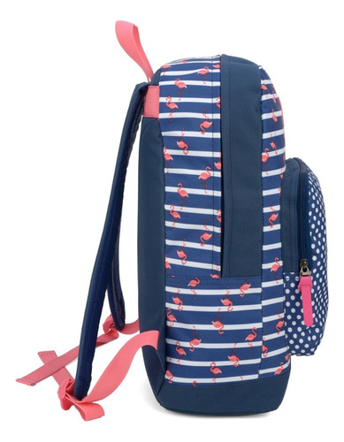 Mochila Up4you Flamingo Ms45576up-az Cor Azul