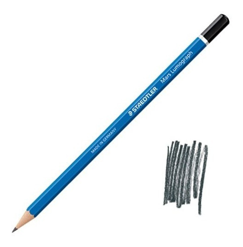 Lapiz Negro Grafito Staedtler Lumograph 2b