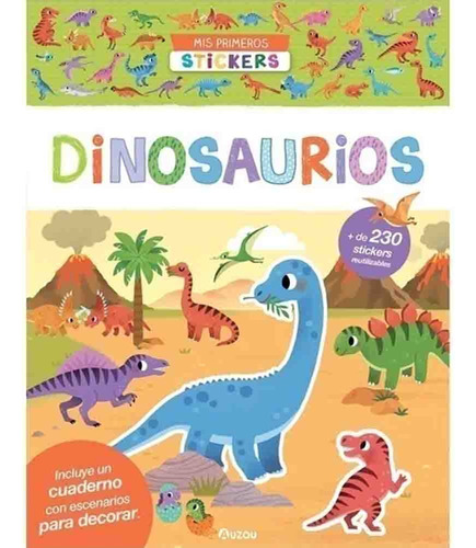 Dinosaurios (mis Primeros Stickers), De Varios Autores. Serie Mis Primeros Stickers Editorial Auzou - Catapulta, Tapa Tapa Blanda En Español, 2024