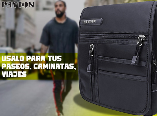 Imagen 7 de 10 de Morral Peyton Original Deportivo Urbano Unisex Reforzado New