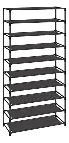 Shoe Rack, 10 Tier Shoe Shelf, Shoe Storage Organizer