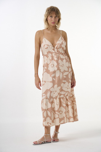 Vestido Largo Estampado Milak Mujer Sweet
