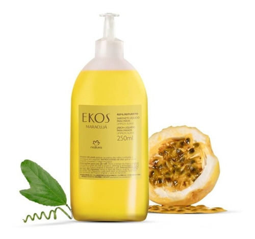 Refil Sabonete Líquido Para Mãos Natura Ekos Maracujá 250ml