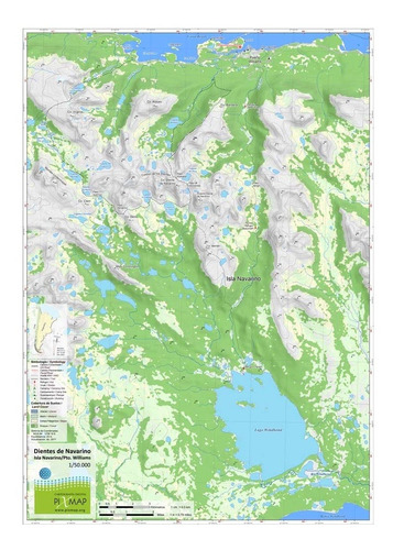 Mapa Topográfico: Dientes De Navarino