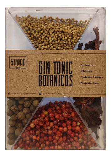 Spice Box Gin Tonic Kit 4 Botanicos Mixologia Cocteleria