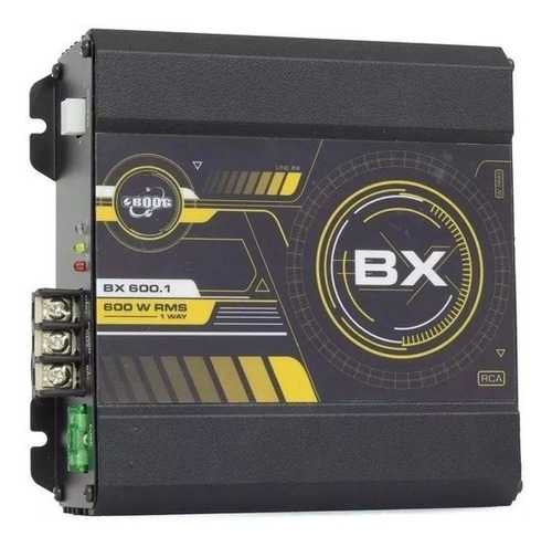 Módulo Amplificador Boog 600w Bx 600.1 - 2 Ohms 1 Canal