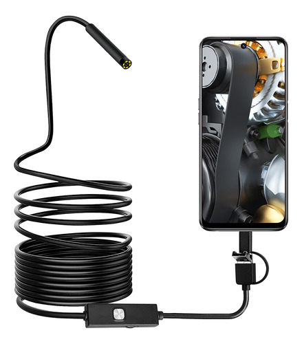 Endoscopio Industrial. Endoscopio Endoscópico Con 5 Led