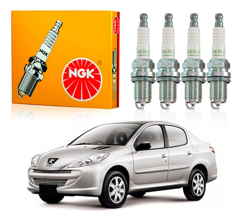 Velas Ignição Ngk Peugeot 207 Passion 1.4 8v 2012