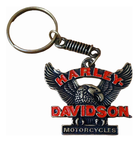 Harley Davidson Precioso Llavero Metalico Harley Motos 0803