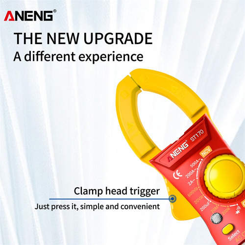 Pinza Amperimétrica Aneng Tester Ncv, Capacitancia, Diodo Le
