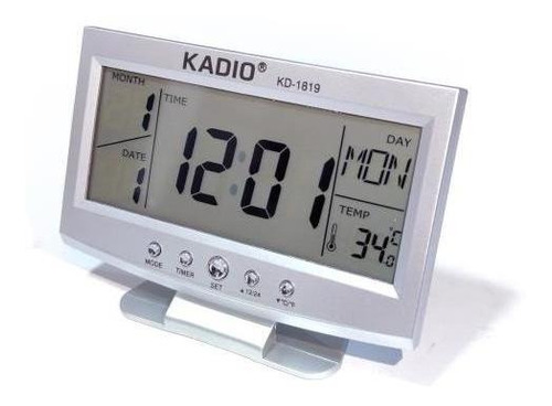 Reloj De Mesa Digital Kadio Kd-1819 Temperatura Fecha Hora