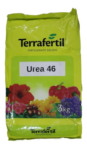 Fertilizante Urea 3kg Terrafertil Activa Crecimiento Cesped