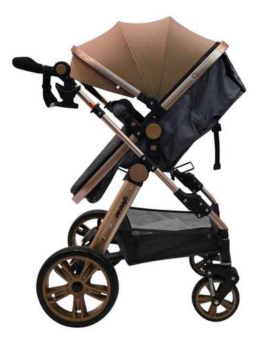 Imagen 5 de 10 de Cochecito Bebe Avanti Convertible En Moisés 3 En 1 Huevito