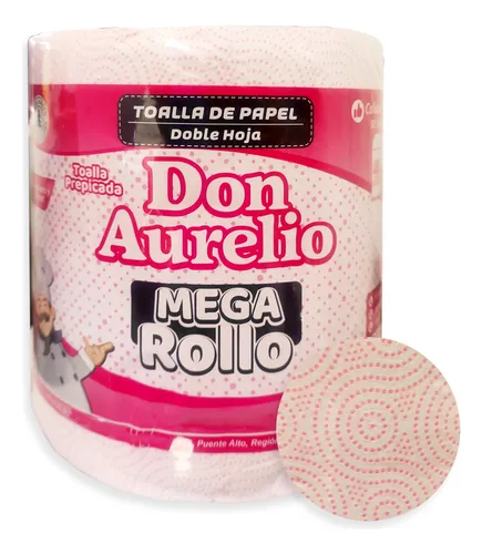 Toalla De Papel Doble Hoja Mega Rollo 480 Hojas Prepicada