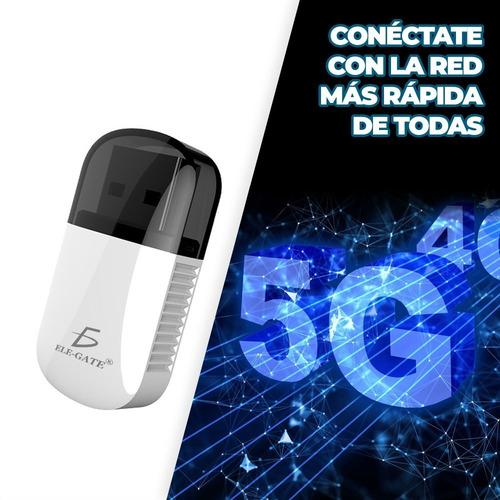 Adaptador Wifi Bluetooth A Usb Inalámbrico 5g Alta Potencia