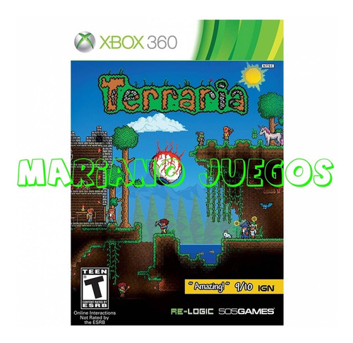 Terraria Xbox 360 Juego Digital Original