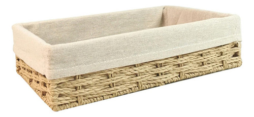 C-f Cesta De Almacenamiento Tejida A Mano, Beige Amarillo S