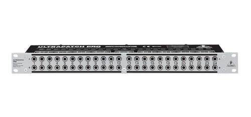 Imagen 3 de 10 de Behringer Px3000 Patchera En Una Unidad Rack 48 Puntos