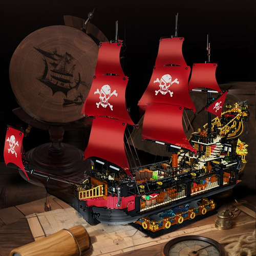 Ce Set De Bloques De Construcción En Maqueta De Barco