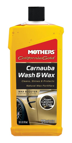 Mothers Shampoo California Gold Carnauba Wash&wax 473 Ml