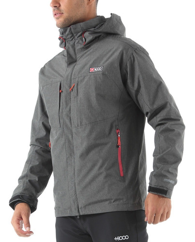 Chaqueta Hombre Impermeable 3 En 1 Mas 8000 Montici