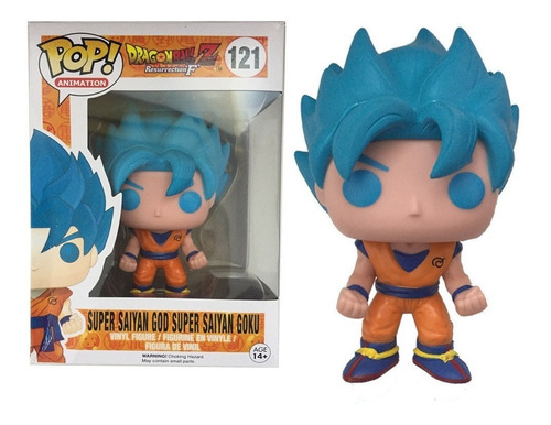 Goku Ssj Azul Super Saiyan Dios Figurita Dragon Ball #121