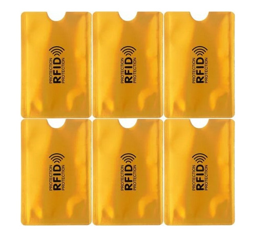 Protector Rfid Anti Robo Para Tarjetas Bancarias