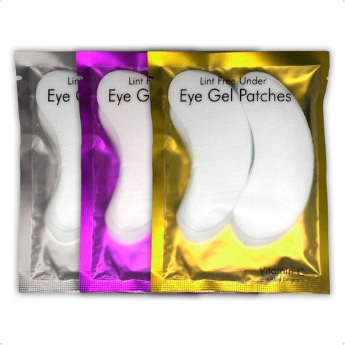 Parches Protectores Con Gel Para Extensión De Pestañas X 10