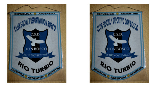 Banderin Grande 40cm Club Don Bosco Rio Turbio