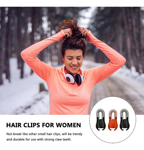 Zh Broches Para Mujer Con Forma Cola Caballo Con Clip Ver