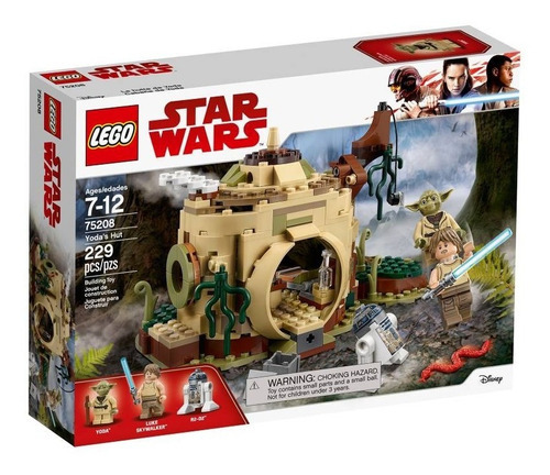 Lego Star Wars Cabaña De Yoda 75208 - 229 Pz