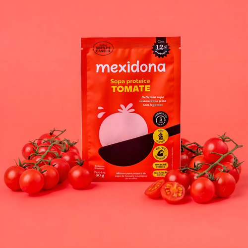 Sopa De Caneca Proteica De Tomate Mexidona 30g