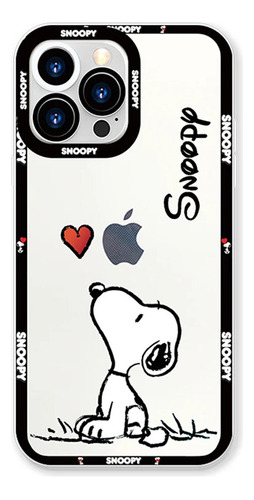 Funda De Teléfono Anime Snoopys Dog Para iPhone 15, 14, 13,