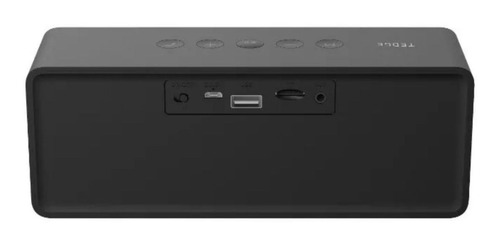 Parlante Tedge Bluetooth 6W portátil negra 110V/220V