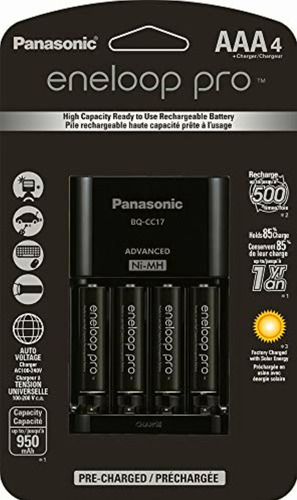 Eneloop Panasonic K-kj17k3a4ba Advanced Cargador De Batería