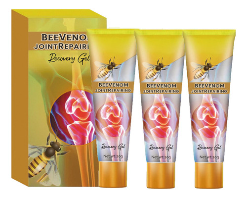 3pcs Crema De Dolor De Veneno De Abeja Para Hueso Articular