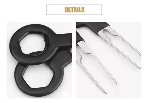 Kit De Remoção De Terminal Automotivo Pino Elétrico 36 Pcs