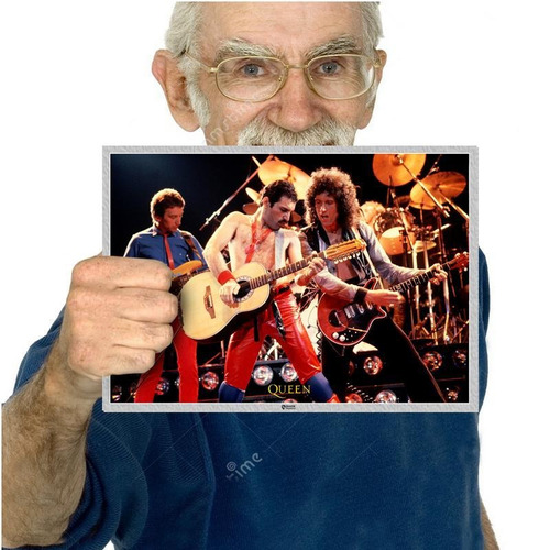 Quadro Queen Bandas De Rock Internacional Poster T.a4 42