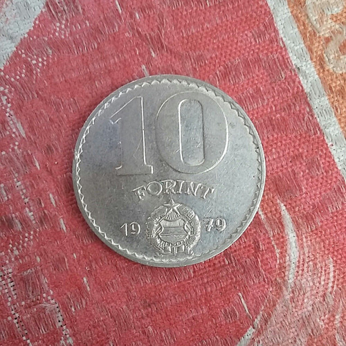Moneda De 10 Forint Año 1979