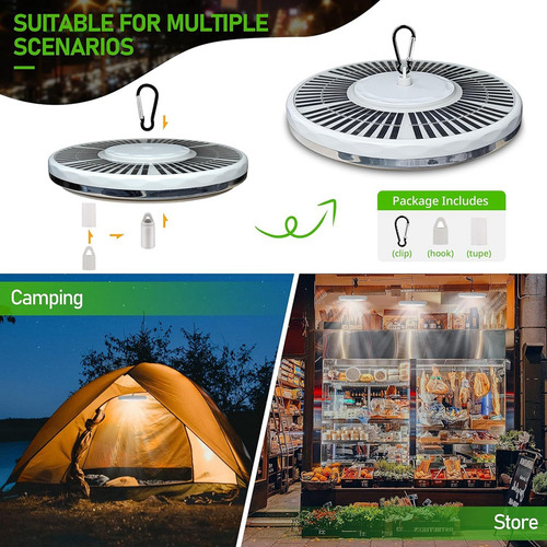 Foco Con Luz Solar Para Exteriores, 48 Led, Agua