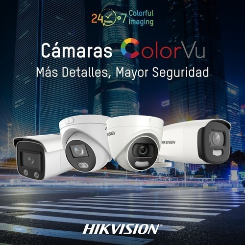 Imagen 7 de 10 de Kit Seguridad Hikvision Dvr 8ch + 6 Camara 2mp Colorvu + 1tb