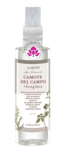 Agua Refrescante Camote Del Campo & Jengibre 125ml Florigan®