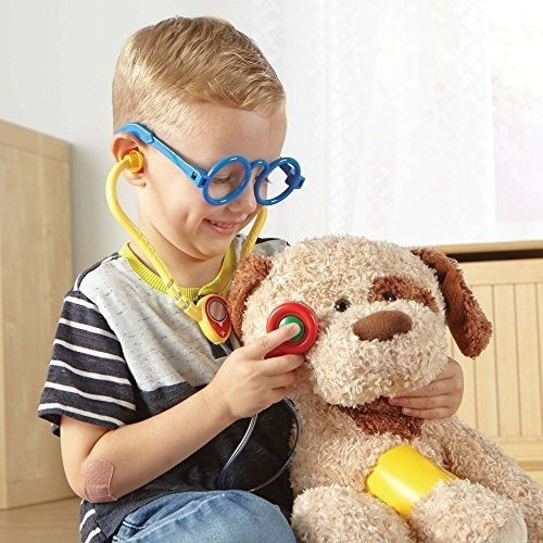 Juego Para Niños Kit Medico Cirujano Color Azul 19 Piezas