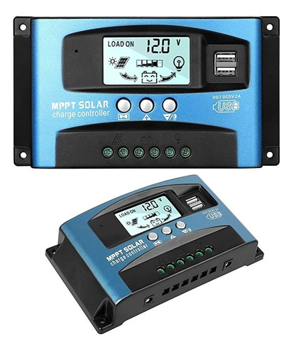 Solar Charge Controller Dual Usb Ld Display 100a Mppt