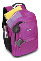 Comprar Mochila Urbana Bolsa Notebook Masculina Feminina Impermeável Resistente Reforçada Grande Executiva Escolar Viagem Faculdade Cor Rosa Mochilândia M-1811 Premium 40L