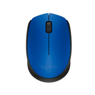 Mouse inalámbrico Logitech M170 azul y negro