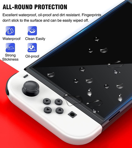 Imagen 4 de 4 de Lamina Protectora Vidrio Templado Para Nintendo Switch Oled