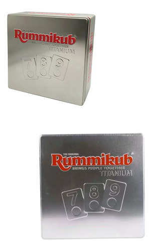 Juego Rummikub Titanium Juego De Mesa Original 